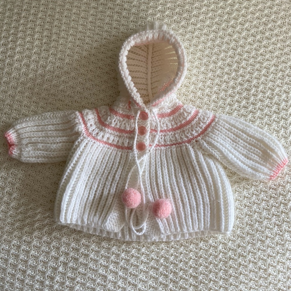 Vintage baby girl sweater.